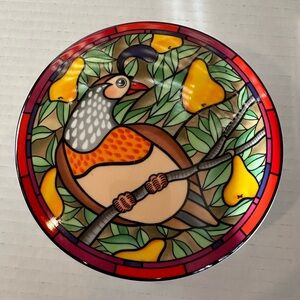 Christmas Mikasa Pear Tree Porcelain trinket box designed by Dan Scannell